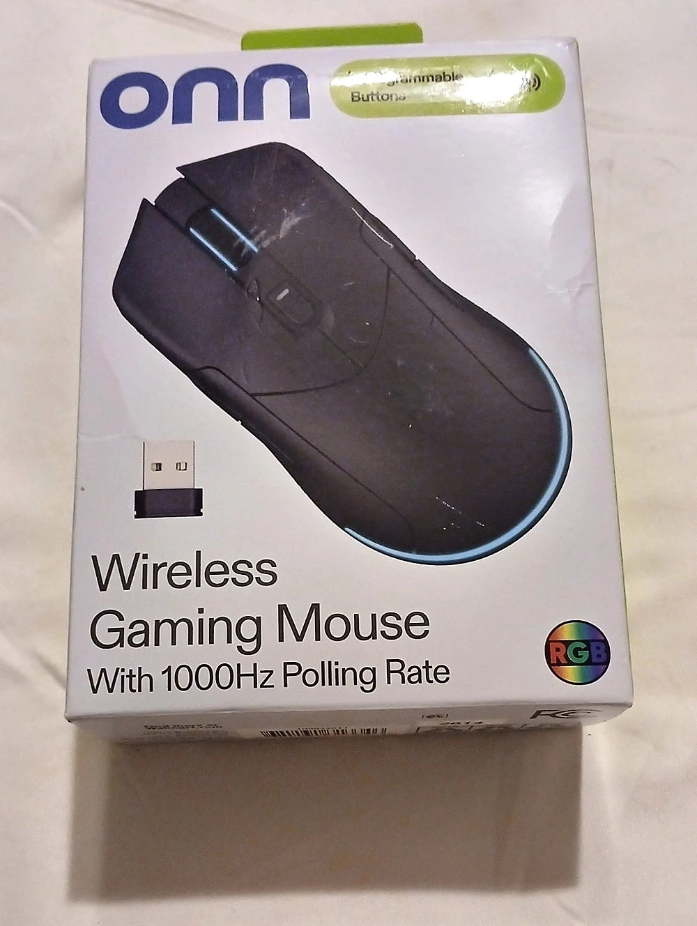 onn. Wireless Gaming Mouse. Black NWT